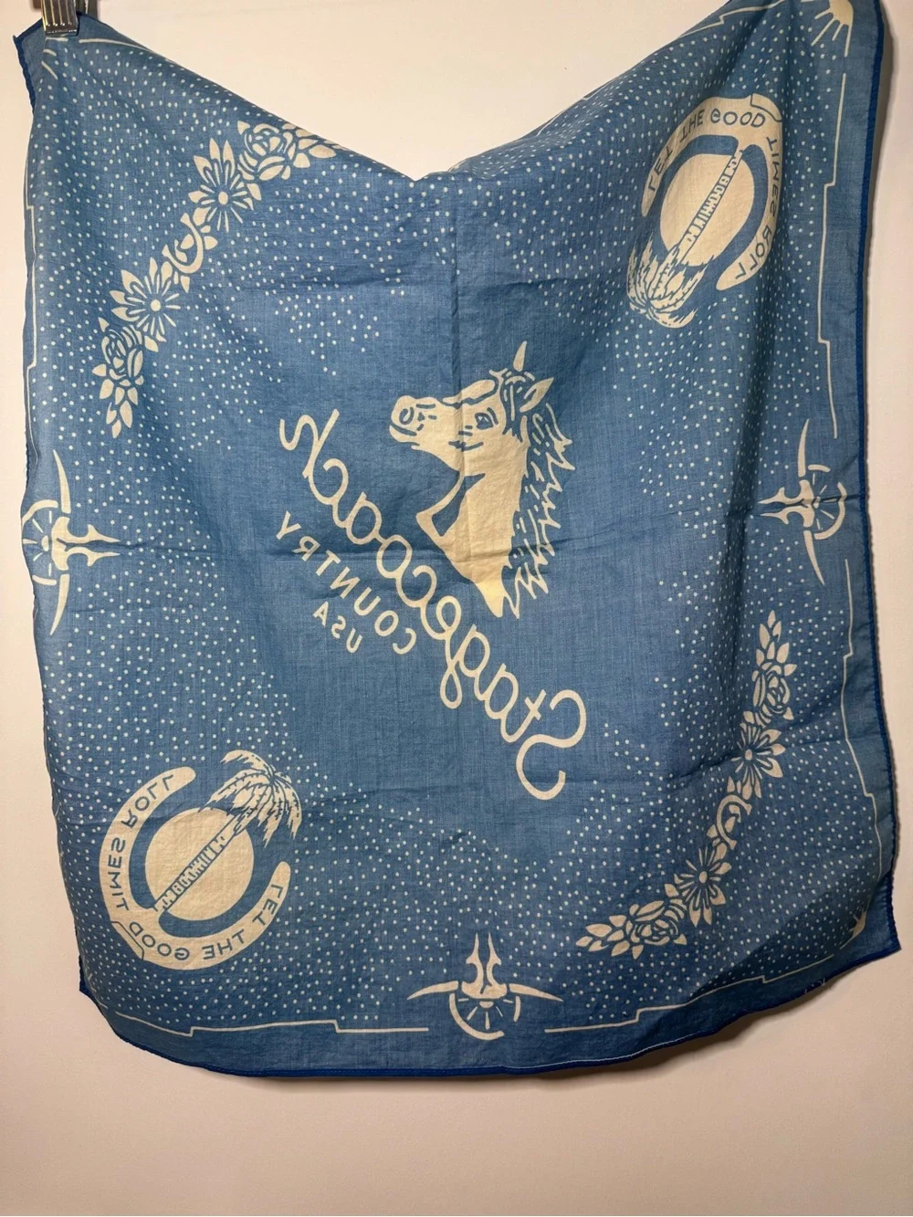 Stagecoach Blue & Yellow Bandana woman’s